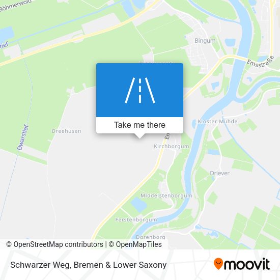 Schwarzer Weg map