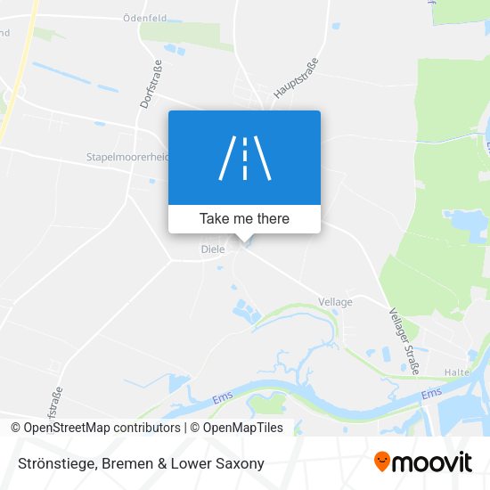 Strönstiege map