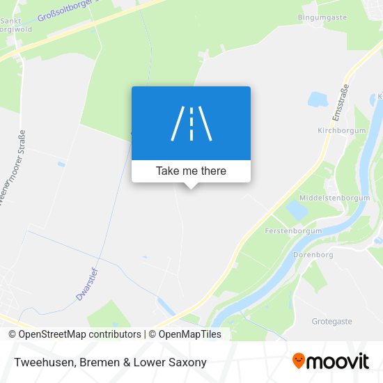 Tweehusen map