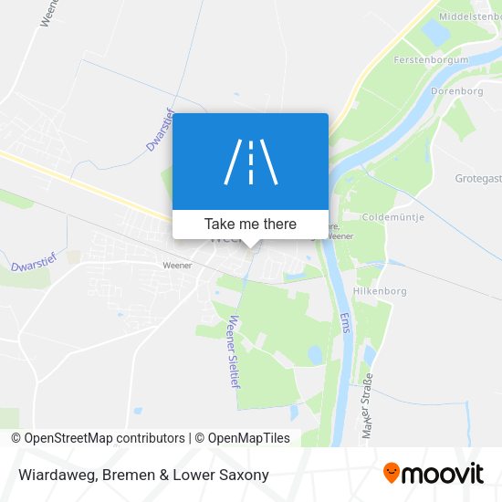 Wiardaweg map