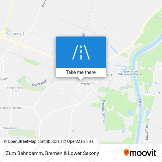 Zum Bahndamm map