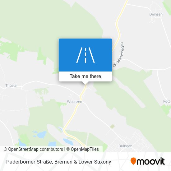 Paderborner Straße map