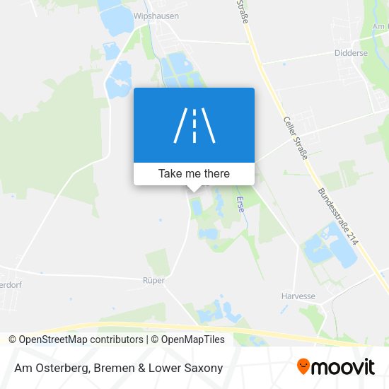 Am Osterberg map