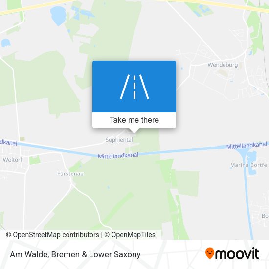 Am Walde map
