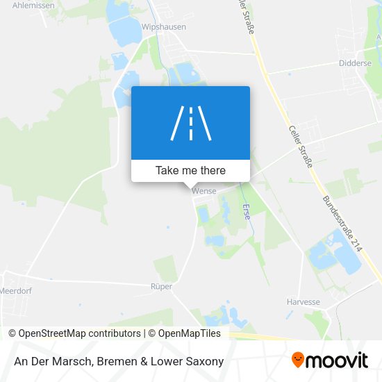 An Der Marsch map