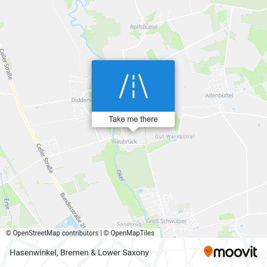 Hasenwinkel map
