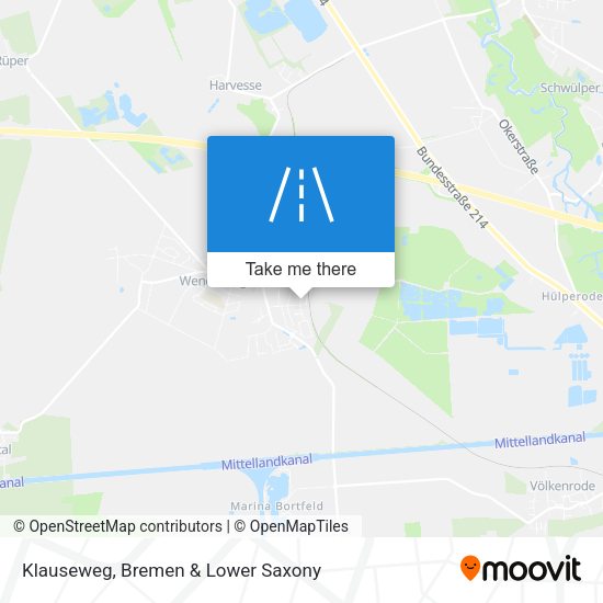 Klauseweg map