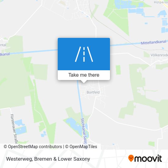Westerweg map