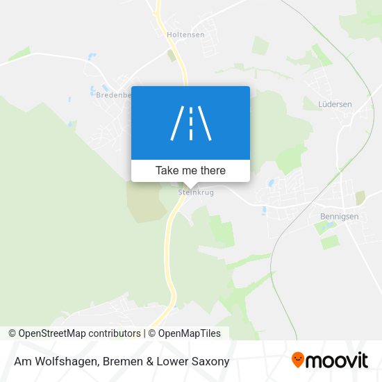 Am Wolfshagen map