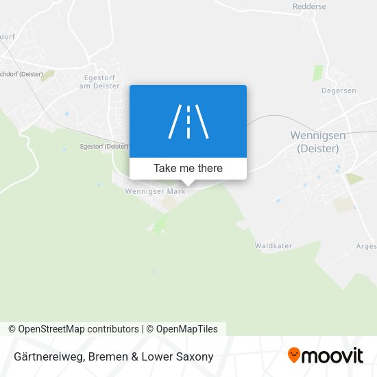 Gärtnereiweg map