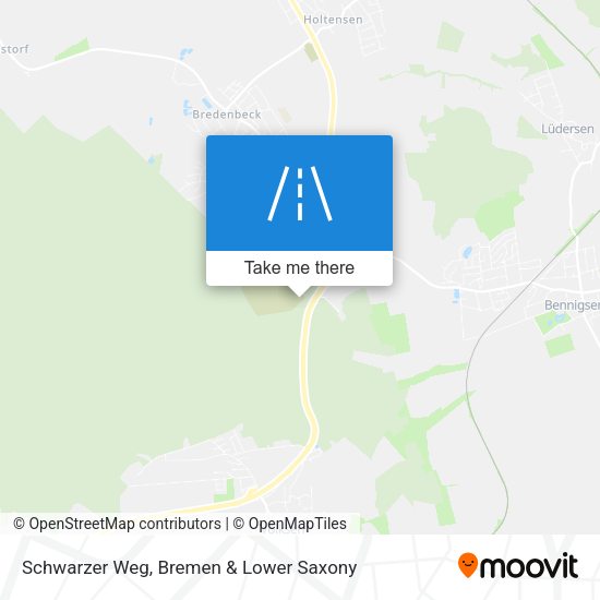 Schwarzer Weg map
