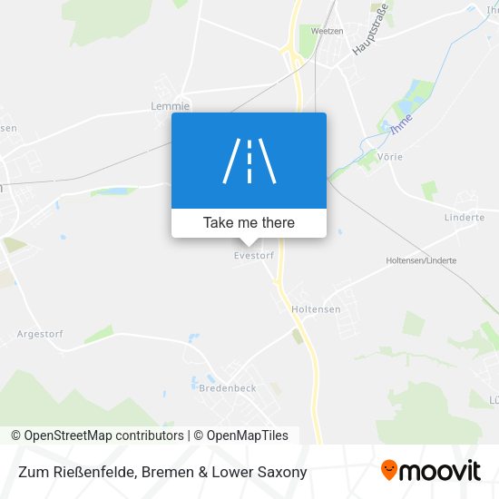 Zum Rießenfelde map