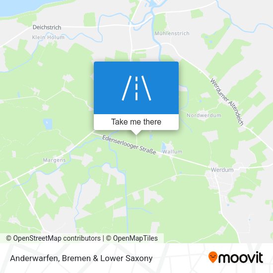 Anderwarfen map