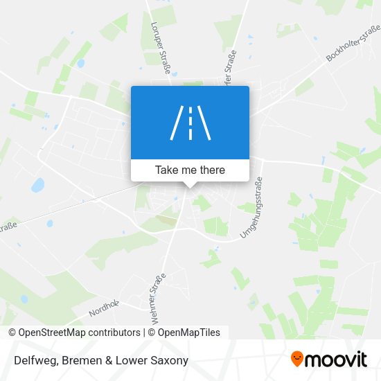 Delfweg map