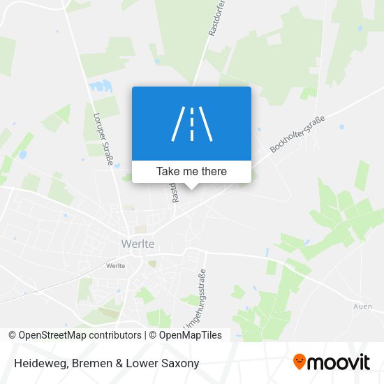 Heideweg map
