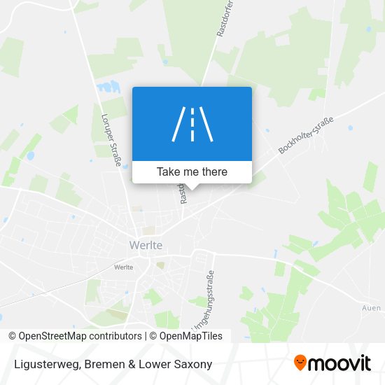 Ligusterweg map