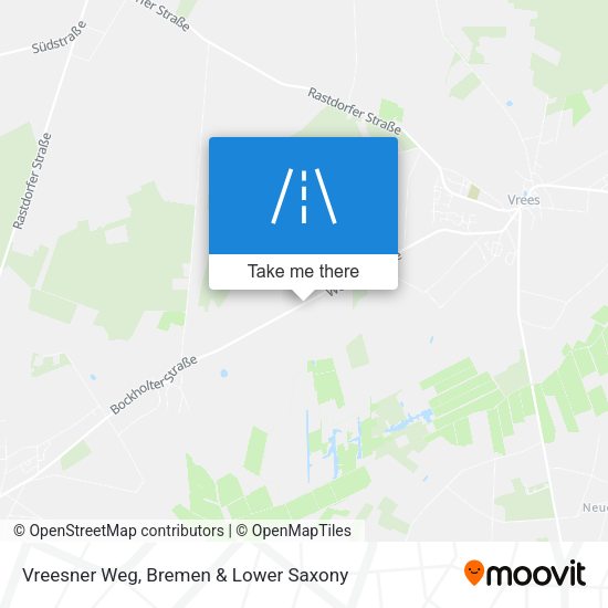 Vreesner Weg map