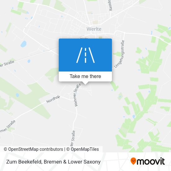 Zum Beekefeld map
