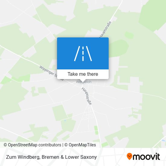 Zum Windberg map