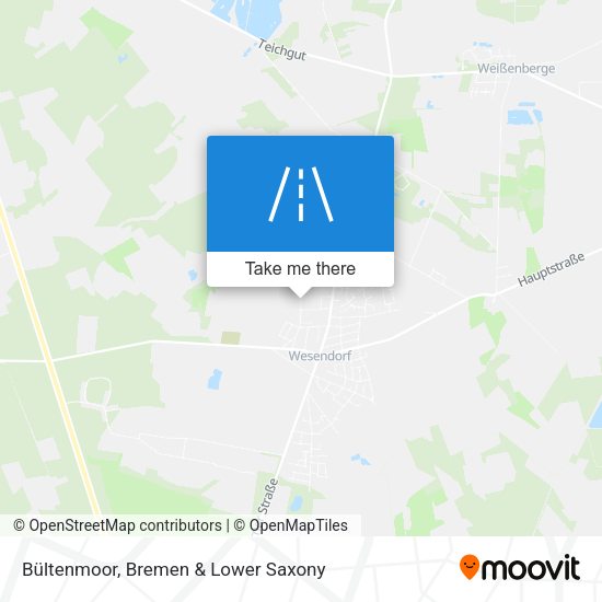 Bültenmoor map