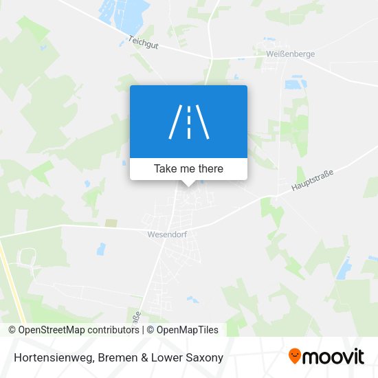 Hortensienweg map
