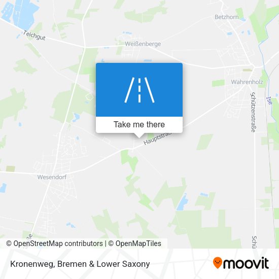 Kronenweg map