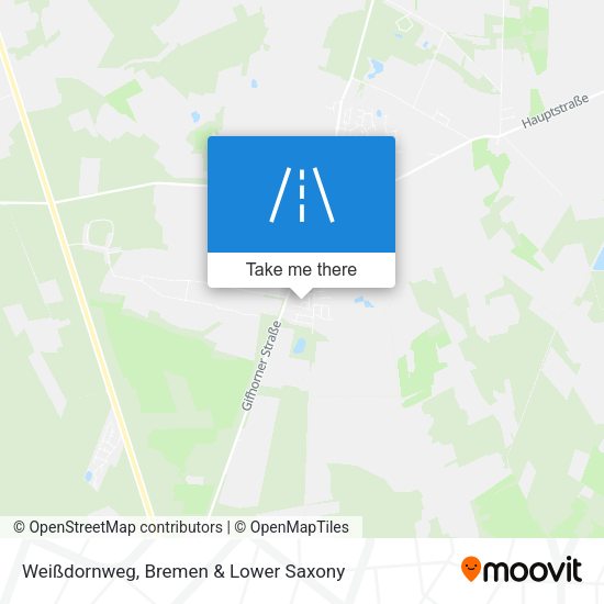 Weißdornweg map