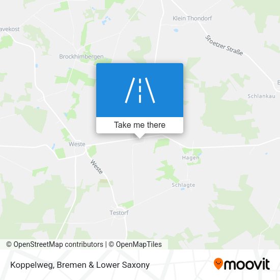 Koppelweg map