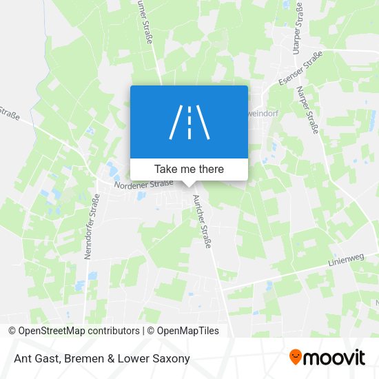 Ant Gast map