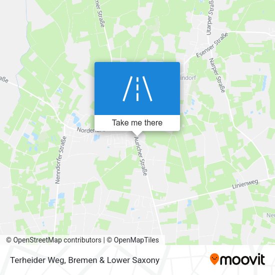 Terheider Weg map