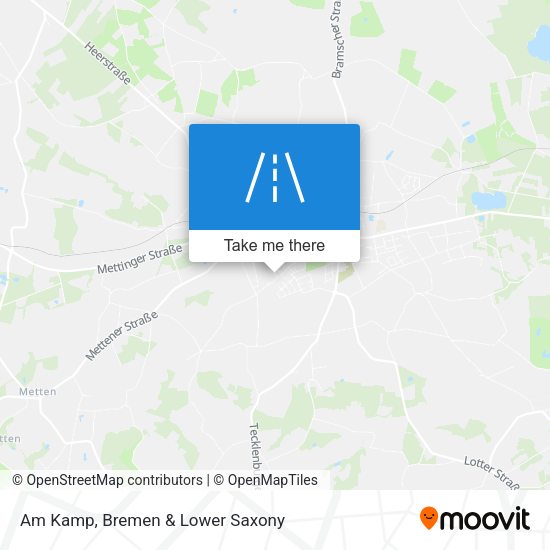 Am Kamp map