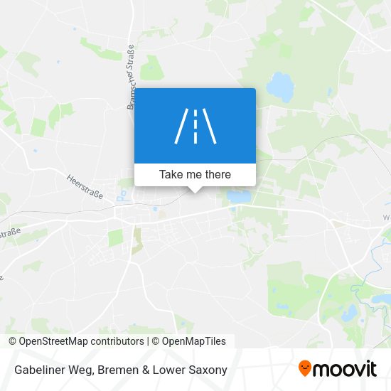 Gabeliner Weg map