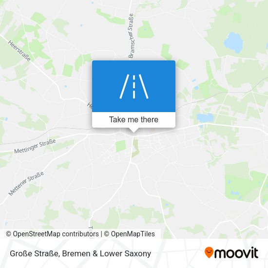 Große Straße map