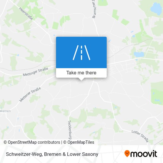 Schweitzer-Weg map