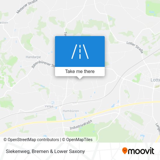 Siekenweg map