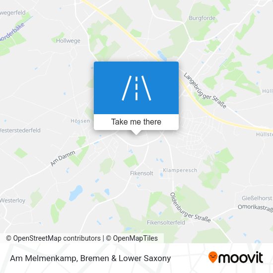 Am Melmenkamp map
