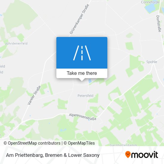 Am Priettenbarg map