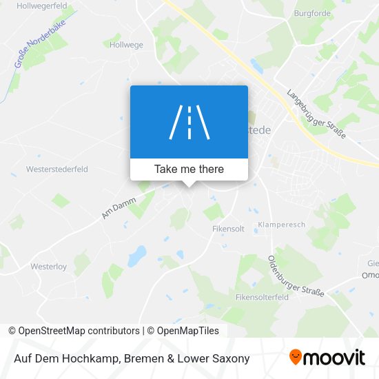 Auf Dem Hochkamp map