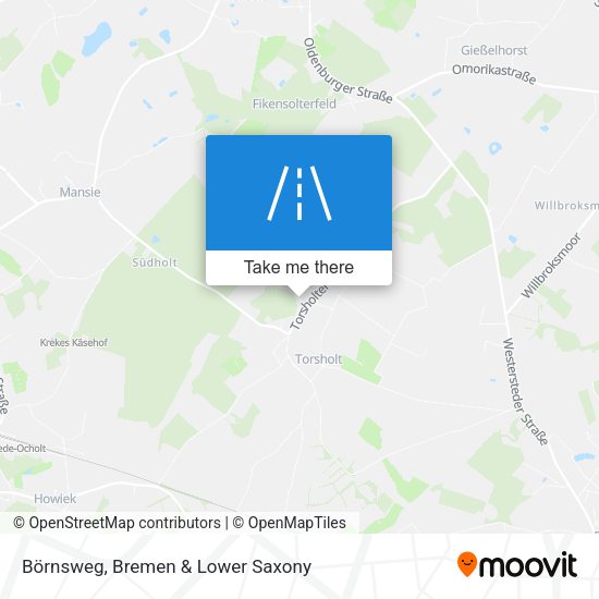 Börnsweg map