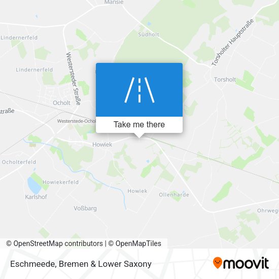Eschmeede map