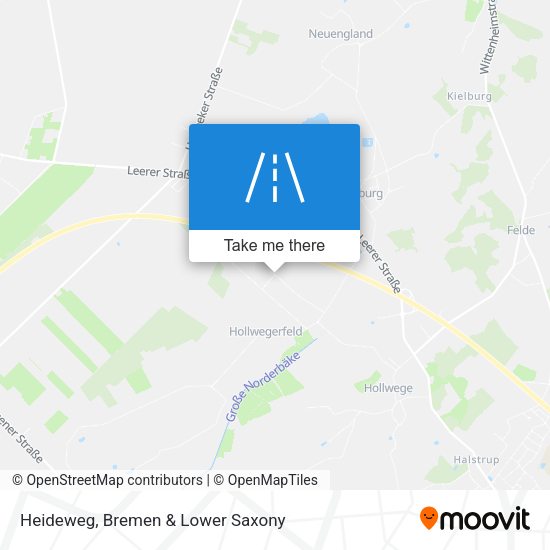 Heideweg map
