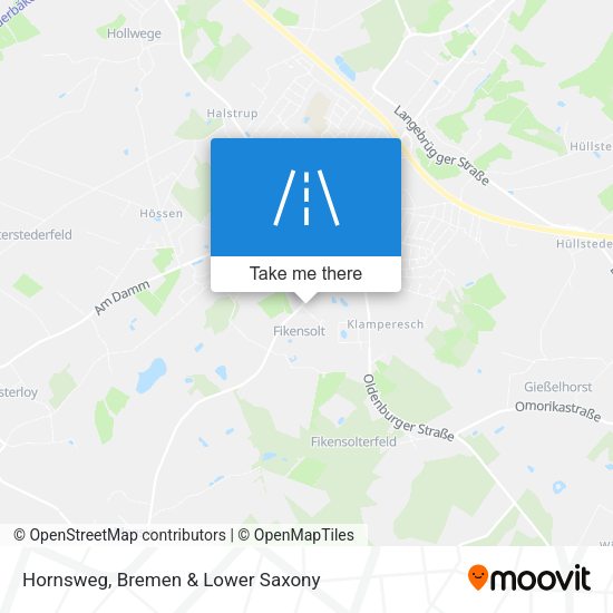 Hornsweg map