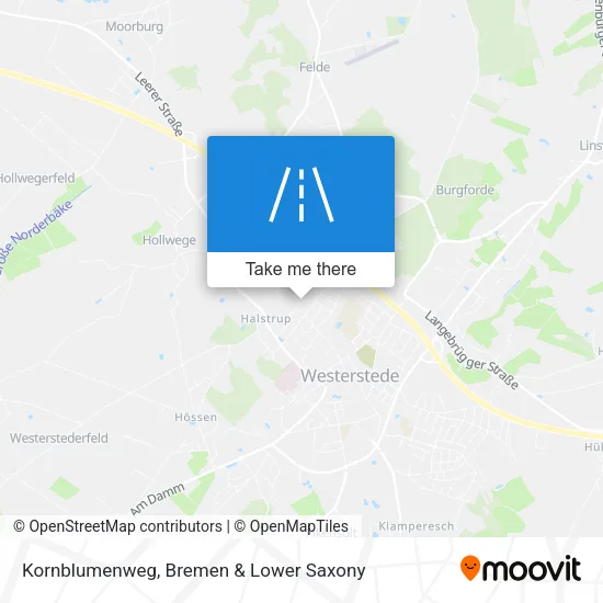 Карта Kornblumenweg
