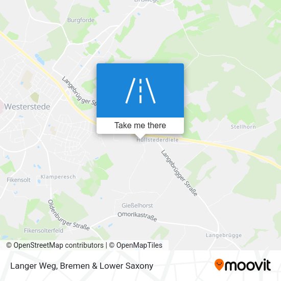 Langer Weg map