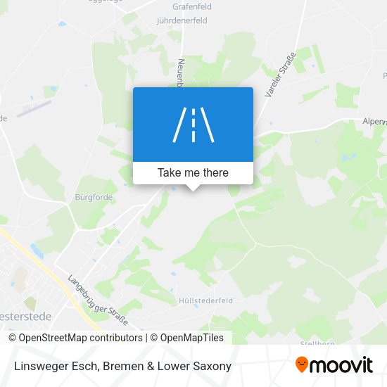 Linsweger Esch map