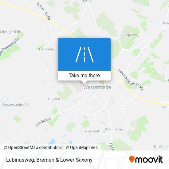 Lubinusweg map