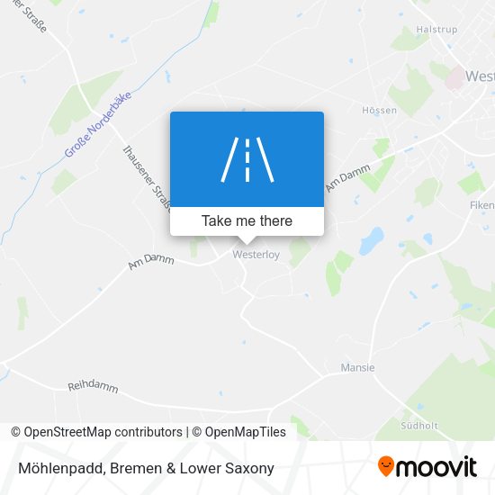 Möhlenpadd map