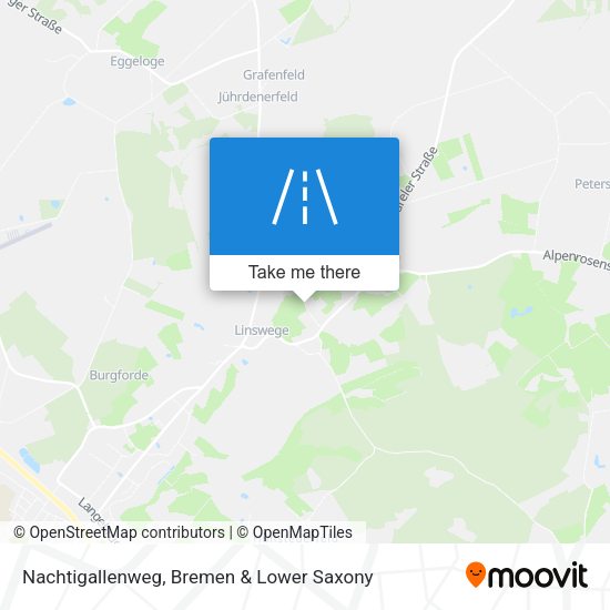 Nachtigallenweg map