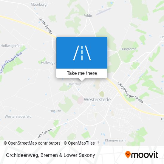 Orchideenweg map
