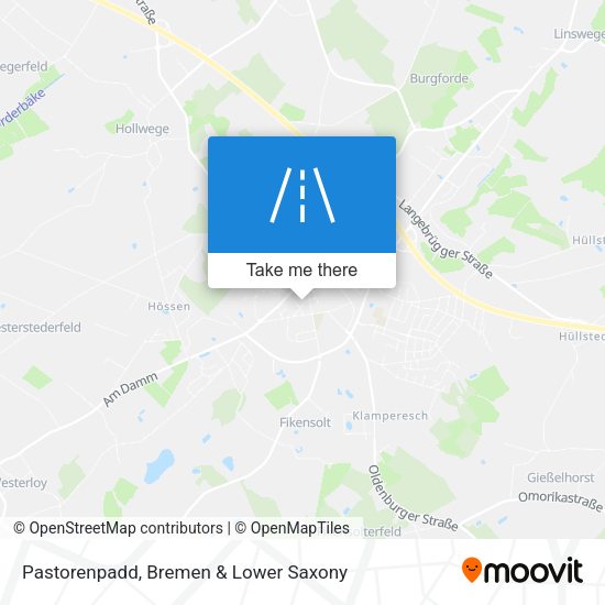 Pastorenpadd map